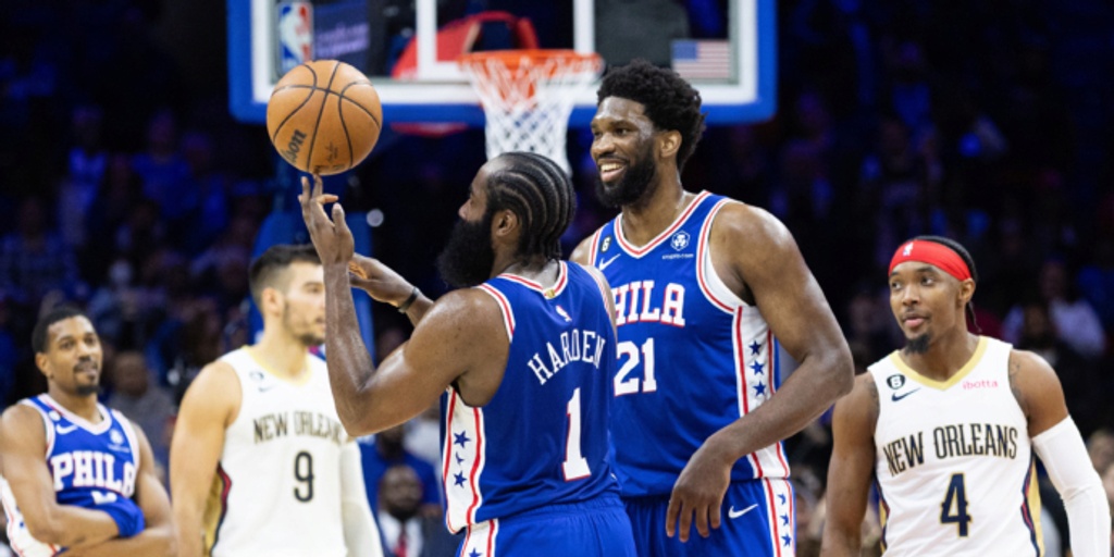 Embiid leads 76ers past Pelicans, Williamson hurts hamstring