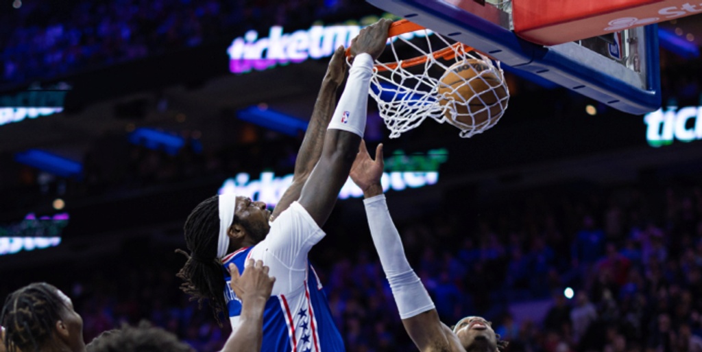 Without Embiid, 76ers push past Pacers 129-126 in OT
