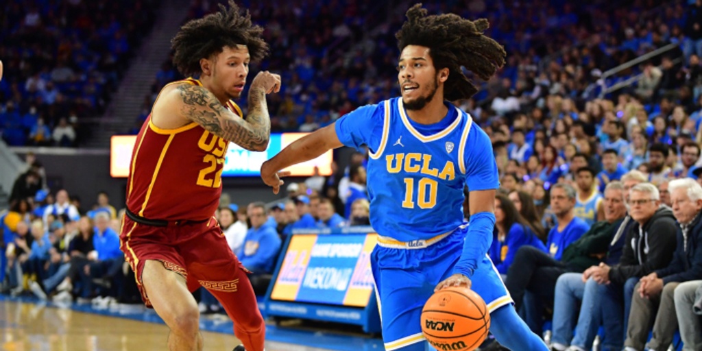 No. 10 UCLA blows 18-point lead, hangs on to beat USC 60-58
