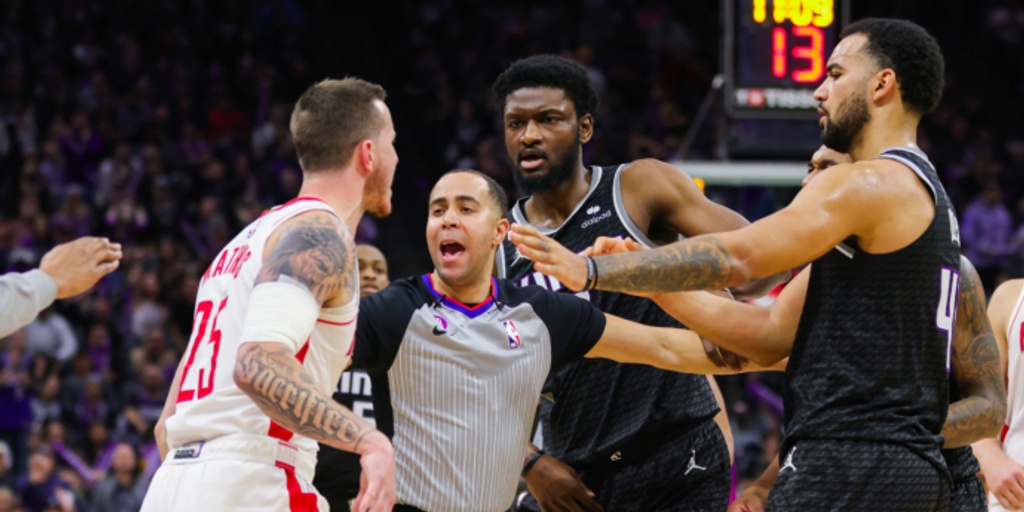 Rockets, Kings players fined, suspended for altercation
