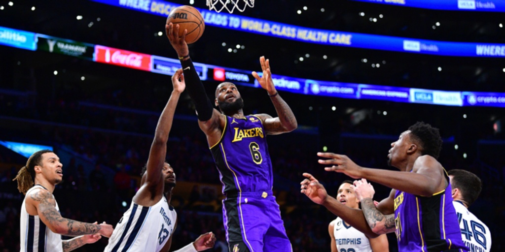 Lakers rally to snap Grizzlies' winning streak at 11 games