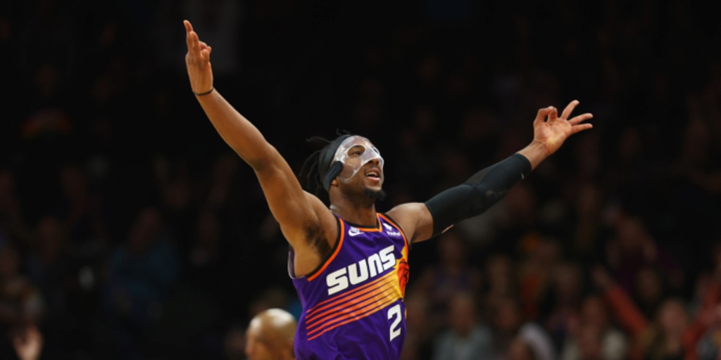 Okogie, Bridges lead short-handed Suns past Pacers 112-107