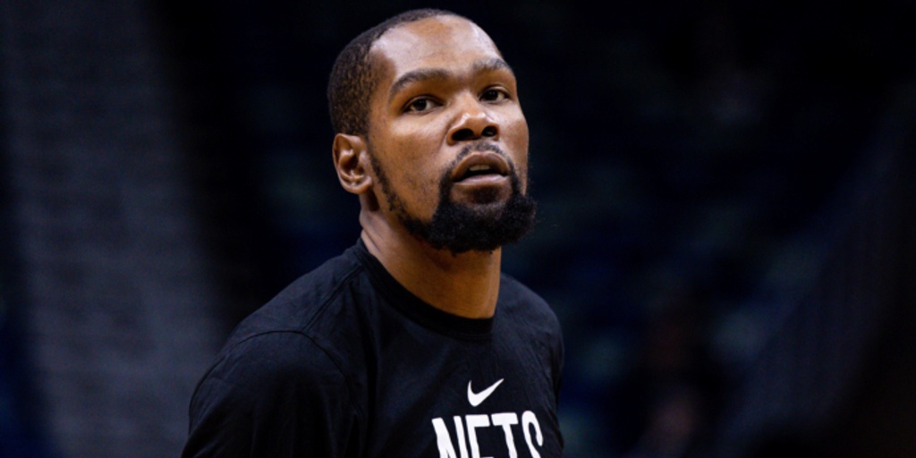 Durant’s knee improving, to be evaluated again in 2 weeks