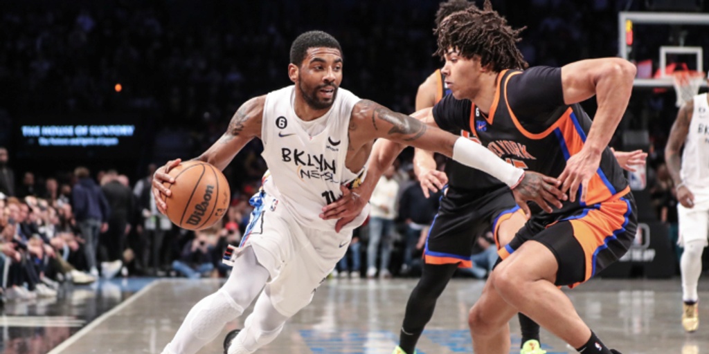 Kyrie Irving has 32 points, Nets beat Knicks for 9th straight time