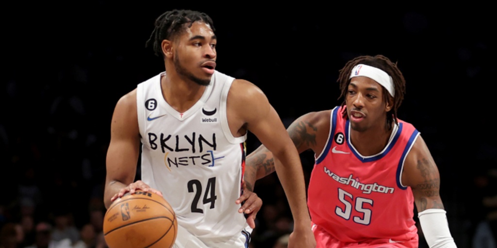 Cam Thomas helps Nets rally from 23 down to beat Wizards 125-123
