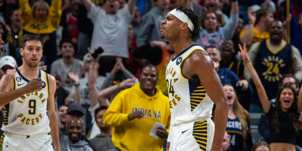 Hield helps Pacers rally from 24 down to beat Bulls 117-113