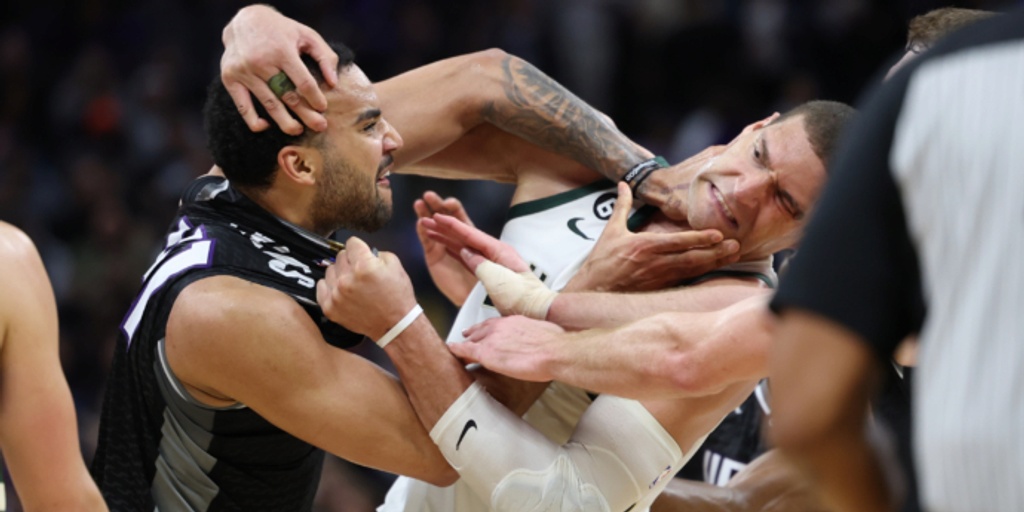 Kings’ Trey Lyles suspended and Bucks’ Brook Lopez fined