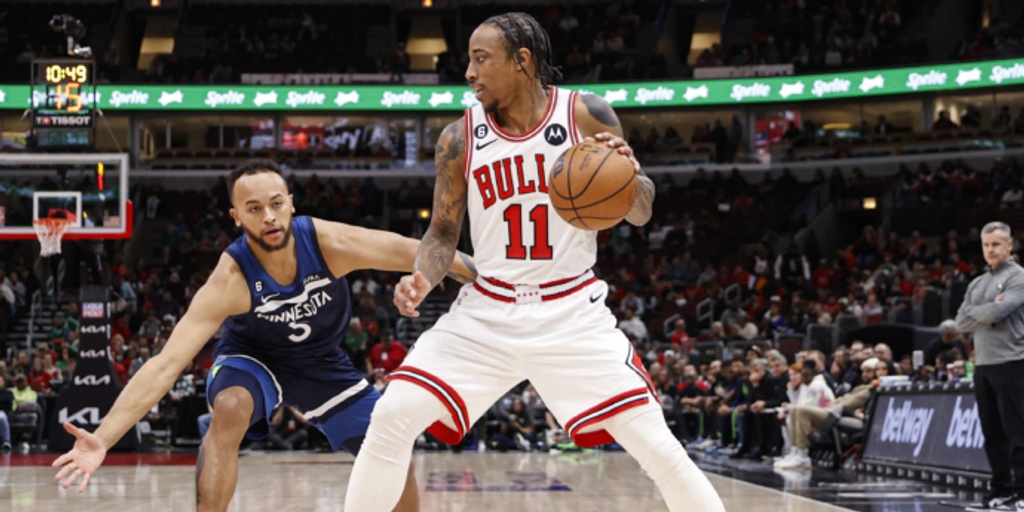 Bulls beat Wolves in double overtime behind DeRozan's 49 points