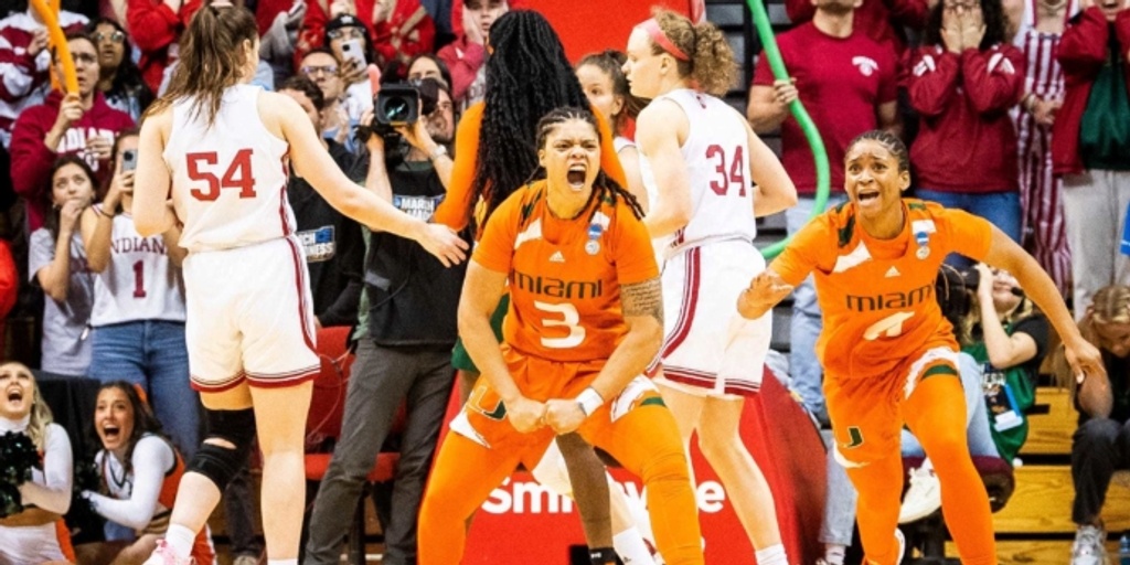 Miami women shock top-seed Indiana in March Madness