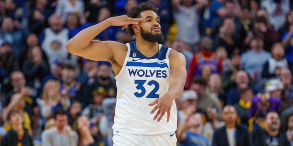 Towns makes two late three-pointers, lifts Timberwolves over Warriors