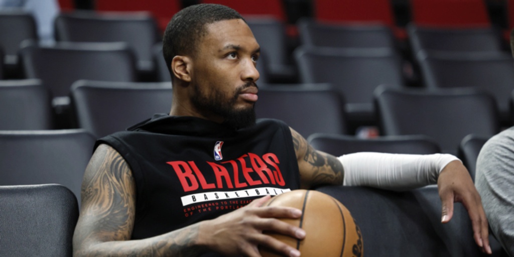 Blazers guard Damian Lillard ruled out for remainder of season