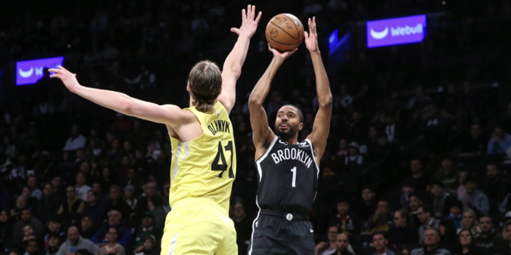 Nets hold off Jazz 111-110, move closer to playoff berth