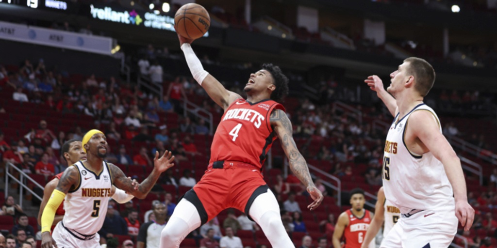Rockets prevent Nuggets from clinching West with 124-103 win