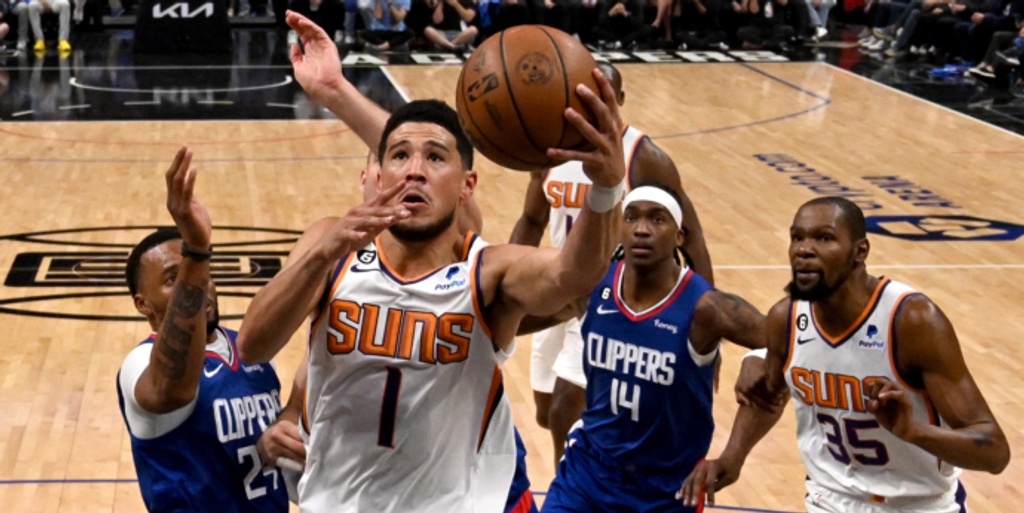 Booker has 45 points, Suns top Leonard-less Clippers 129-124