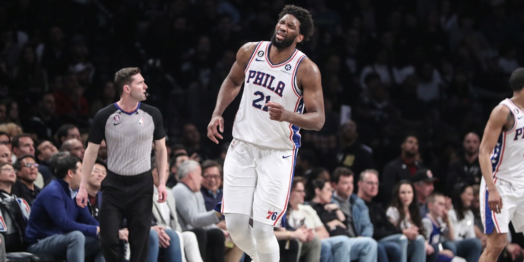 76ers’ Joel Embiid ruled out for Game 4 with sprained knee