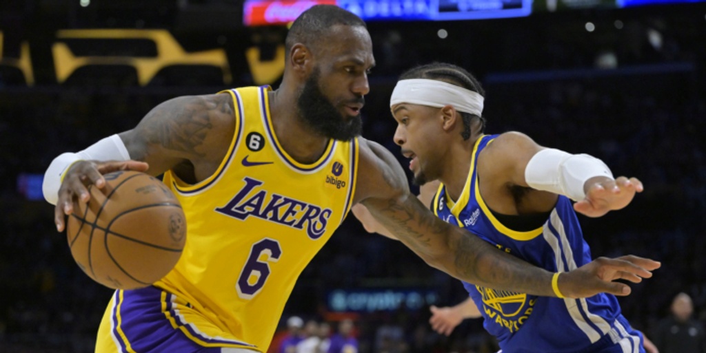 LeBron James, Lakers eliminate Warriors with 122-101 victory