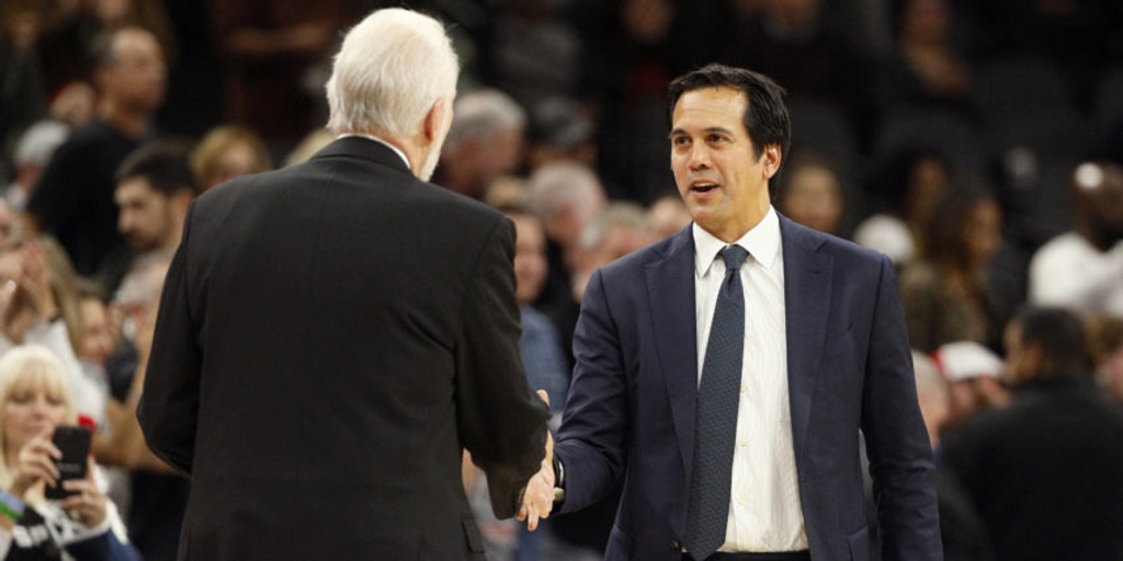 When Erik Spoelstra and Gregg Popovich face off, the respect is clear