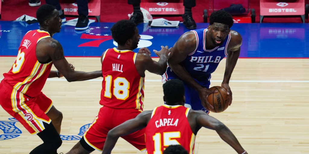 76ers use balanced scoring, rout Hawks for 2nd straight game