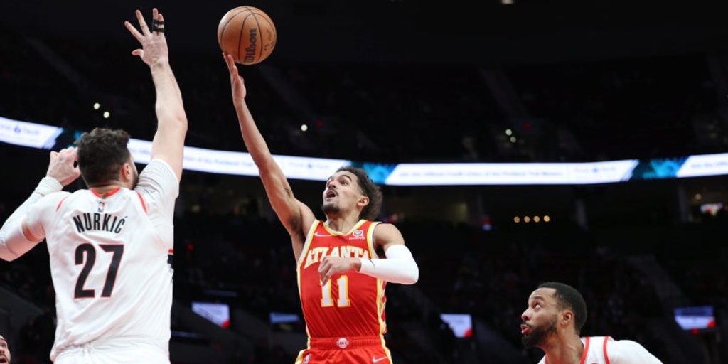 Trae Young scores NBA season-best 56 points, Hawks fall to Blazers