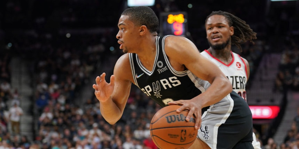Spurs top short-handed Blazers to strengthen play-in hopes
