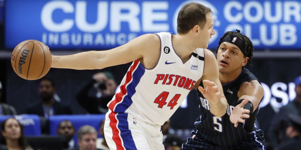 Bogdanovic shines in Detroit debut, helps Pistons beat Magic