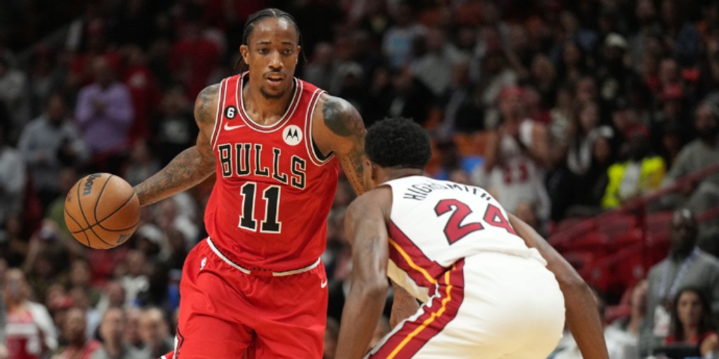 DeRozan scores 37, Bulls top Heat 116-108 in season opener