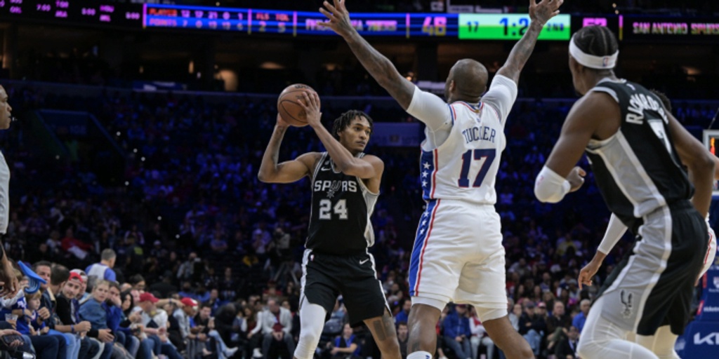 Spurs hand 76ers third straight loss to open season, 114-105