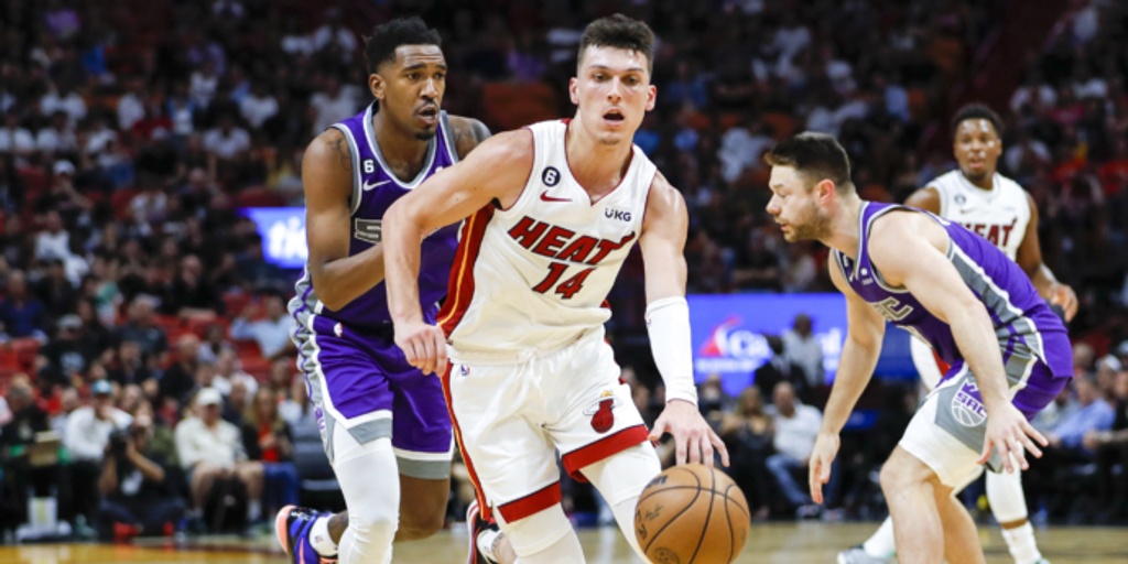 Tyler Herro's 3 with 1.8 seconds left lifts Heat by Kings, 110-107
