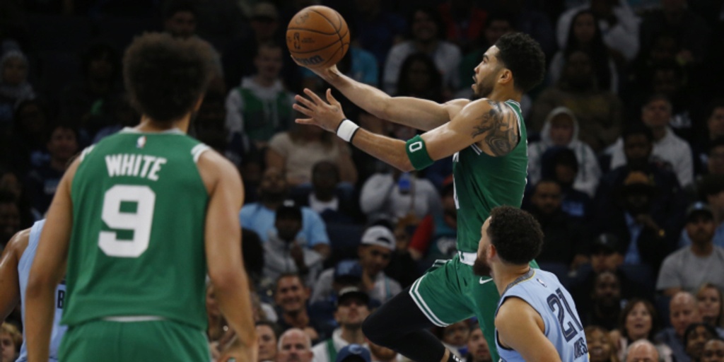 Tatum's 39 points help Celtics hold on to beat Grizzlies