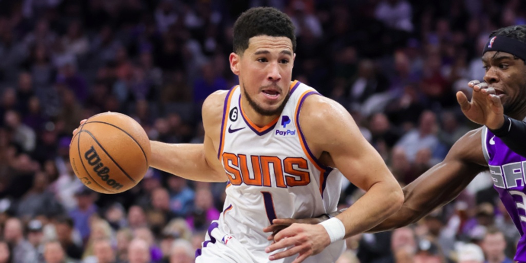 Booker scores 44, Suns top Kings 122-117 for fifth straight win