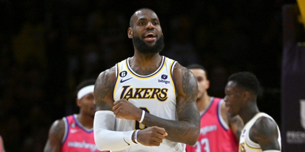 Lakers overcome Davis' absence to beat reeling Wizards
