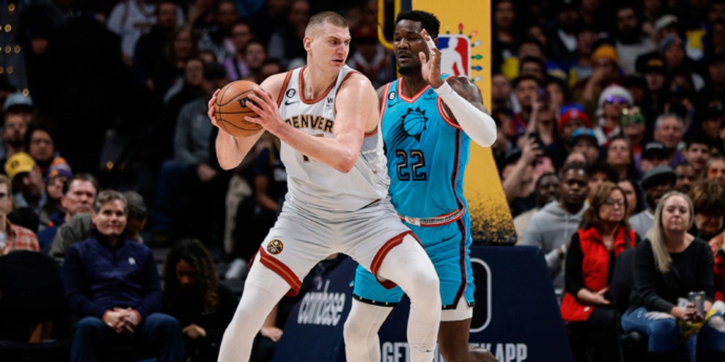 Jokic, Nuggets outlast Suns 128-125 in OT; Booker sidelined
