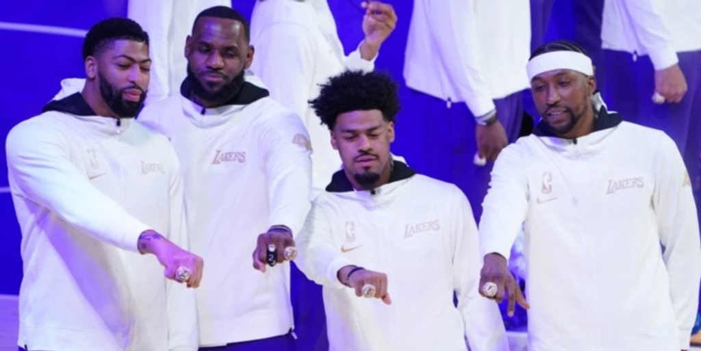 WATCH: Lakers get their championship rings