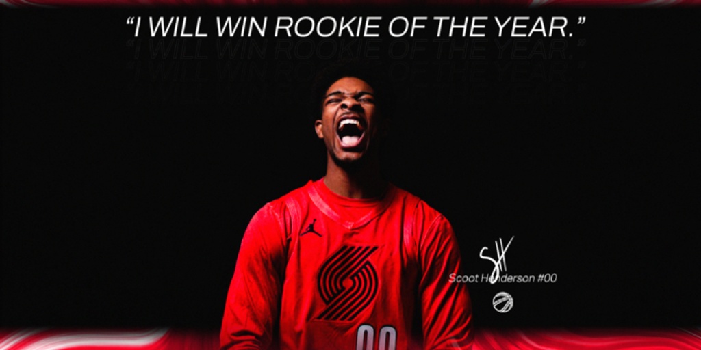 Blazers' Scoot Henderson sets lofty goals: 'I will win Rookie of the Year'