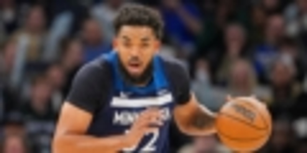 Karl-Anthony Towns out indefinitely with a meniscus tear in left knee