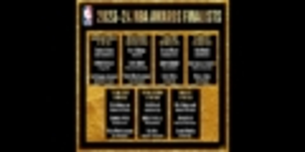 NBA announces finalists for 2023-2024 NBA Awards