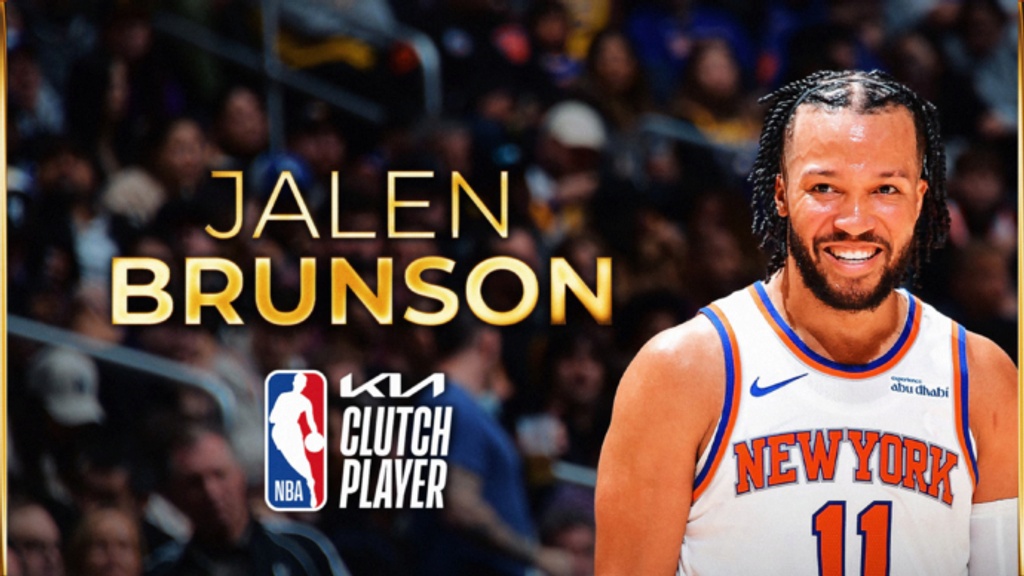 Jalen Brunson wins 2024–25 NBA Clutch Player of the Year​