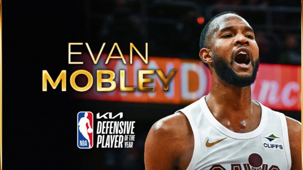 Evan Mobley earns 2024-2025 NBA Defensive Player of the Year award