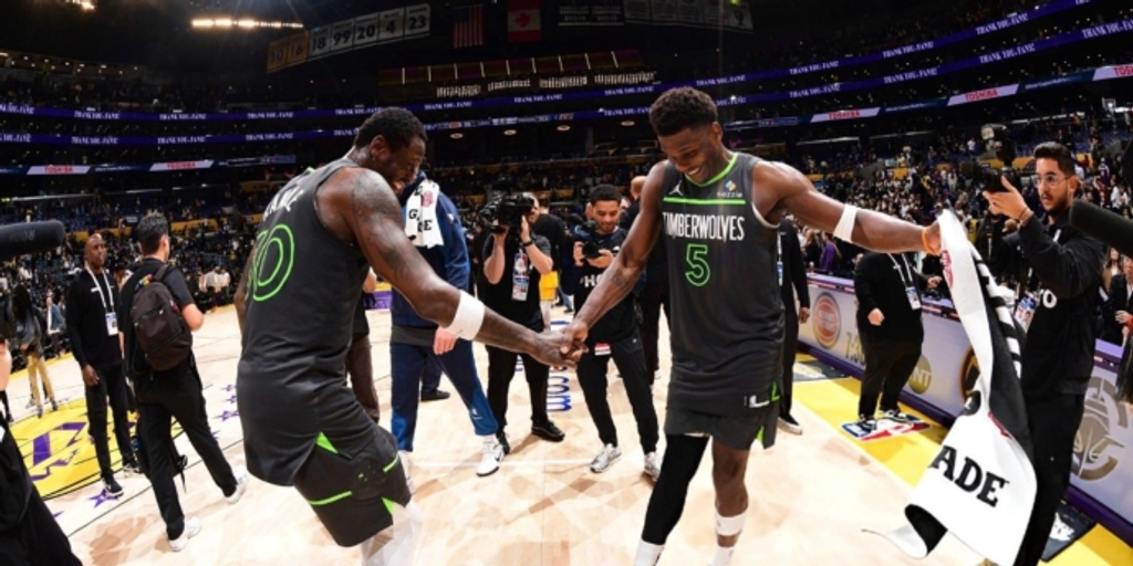 Underdog Timberwolves upset Lakers behind Edwards, Randle, and elite bench