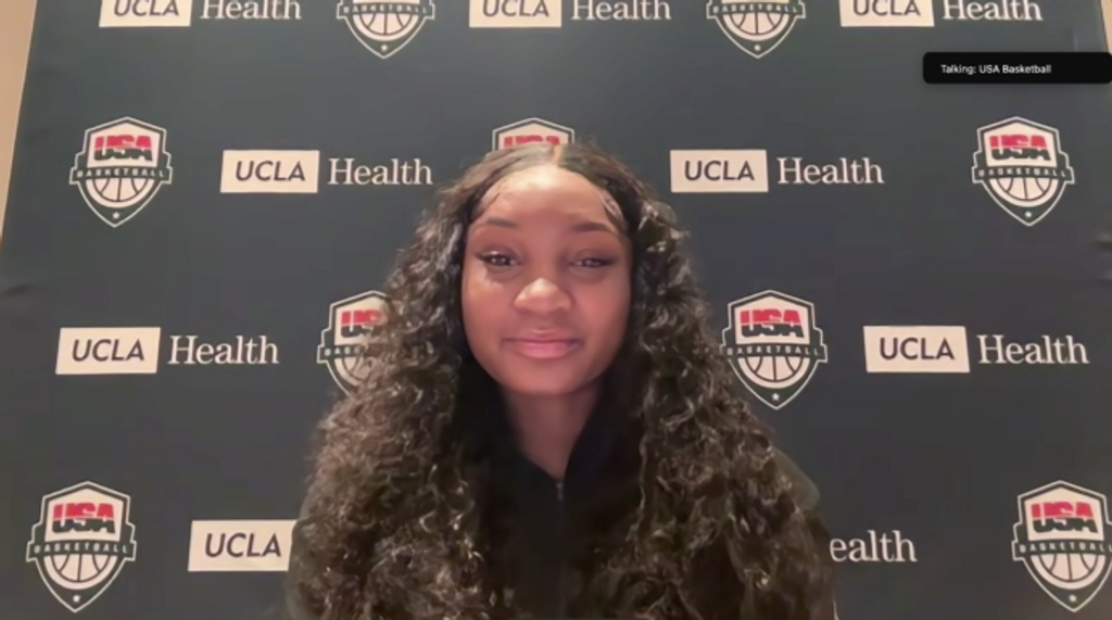 Kiki Iriafen gives a glimpse inside the USA Basketball Women’s training camp