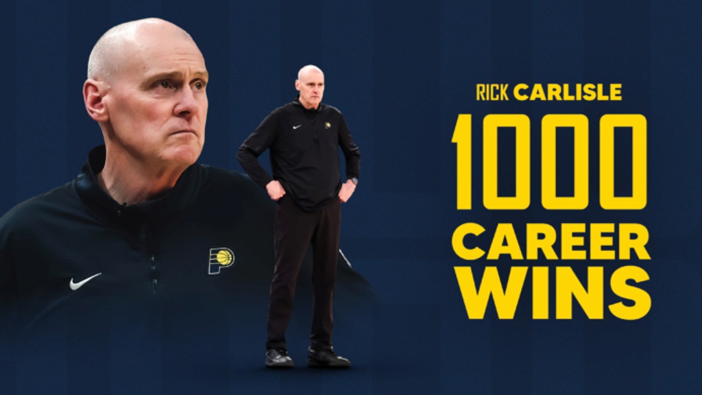 Pacers head coach Rick Carlisle nets 1000th career coaching win