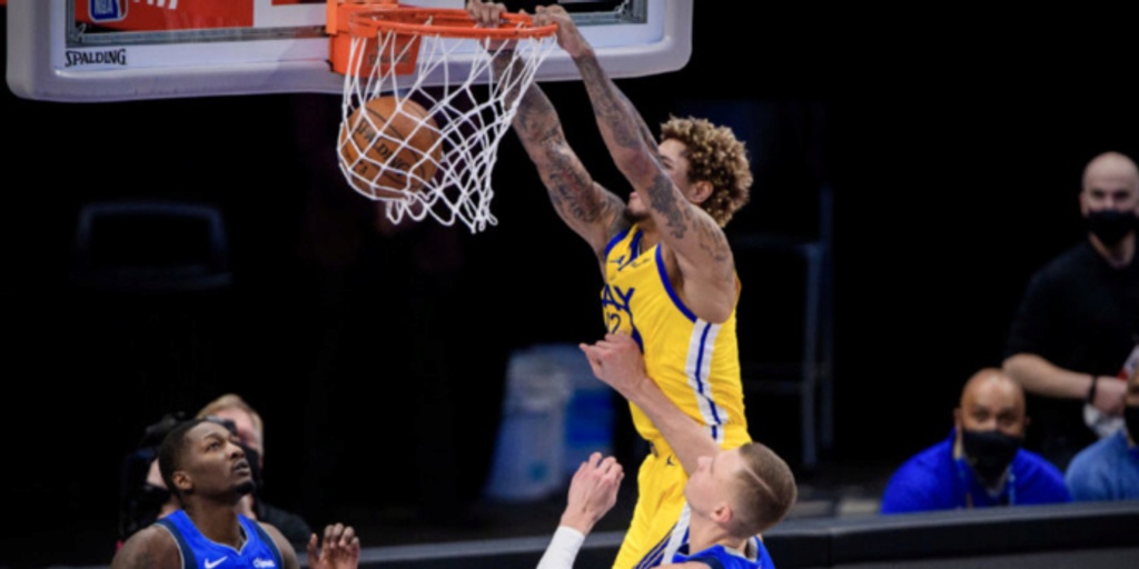 Kelly Oubre Jr. scores career-high 40 points, Warriors crush Mavs