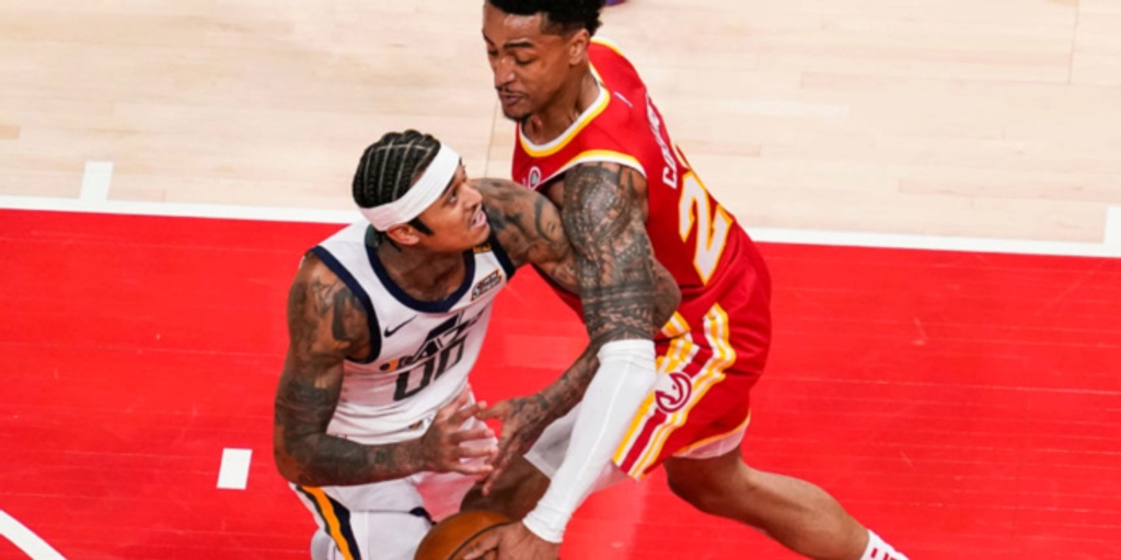 Jazz move into first place in Western Conference with win vs. Hawks