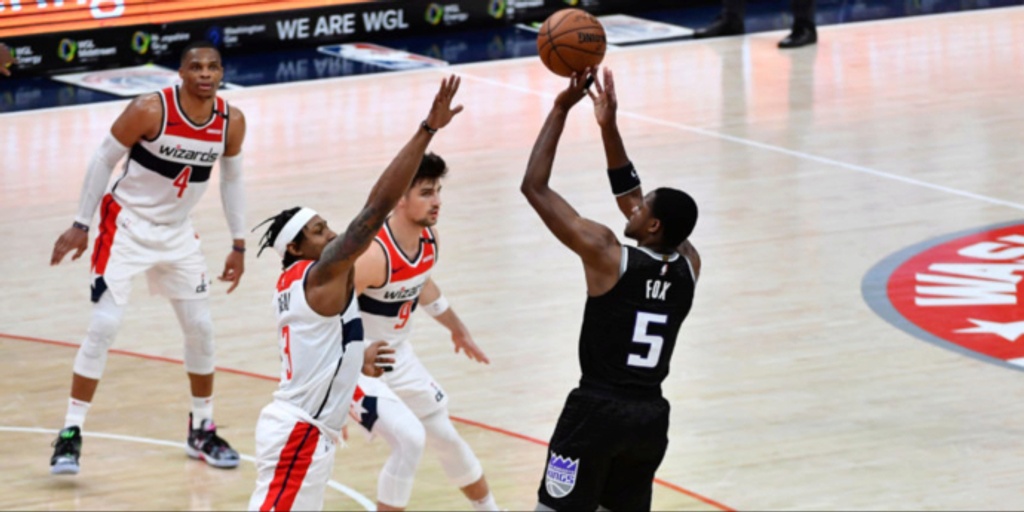 Fox hits game-winner over Beal, Kings beat Wizards 121-119