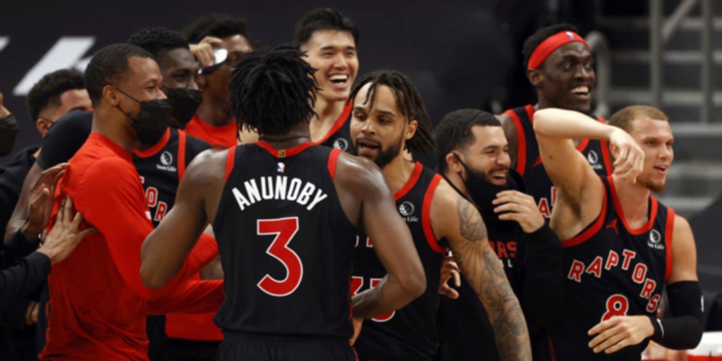 Gary Trent Jr. hits three at buzzer as Raptors rally past Wizards