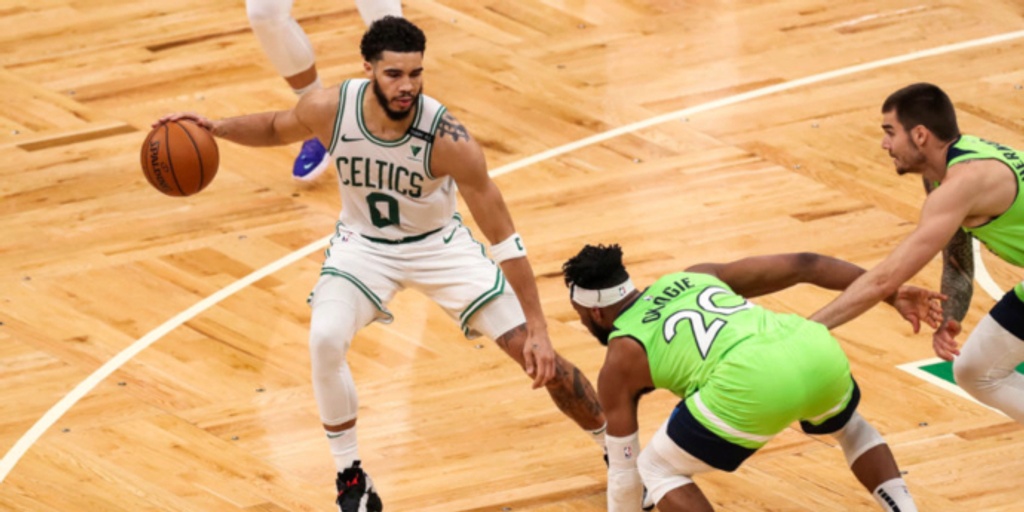 Jayson Tatum's career-high 53 helps Celtics top T-Wolves, 145-136