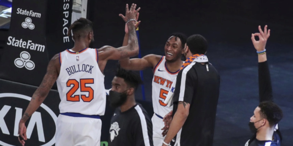 Knicks beat Hawks 122-119, win streak at NBA-best 8 games