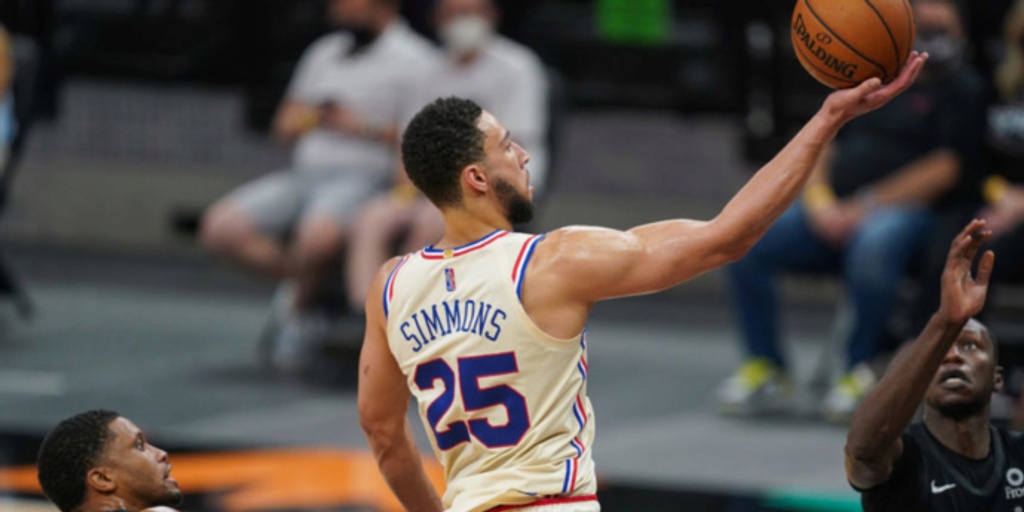 Embiid, Sixers escape short-handed Spurs in OT with Simmons' game-winner