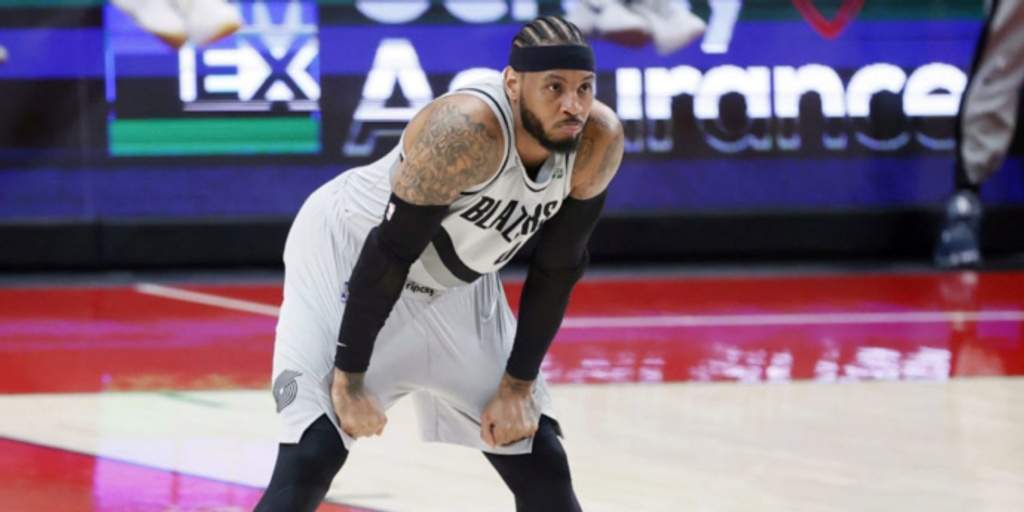 Carmelo Anthony prepares to face Denver in playoffs for first time