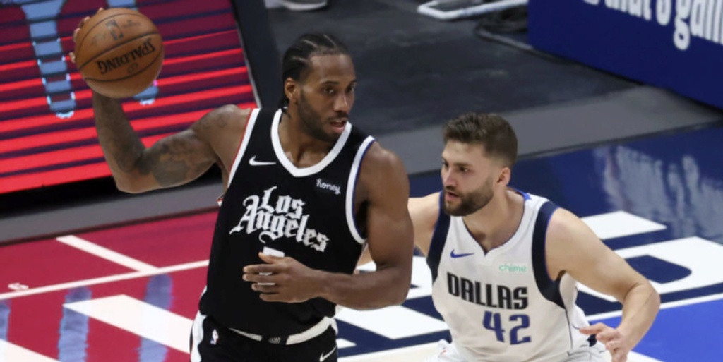 Kawhi Leonard, Paul George carry Clippers past Mavs again to even series